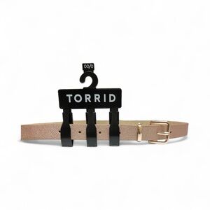 NEW 🔥 “Torrid” Tan Belt with Gold Buckle Sz 0/00